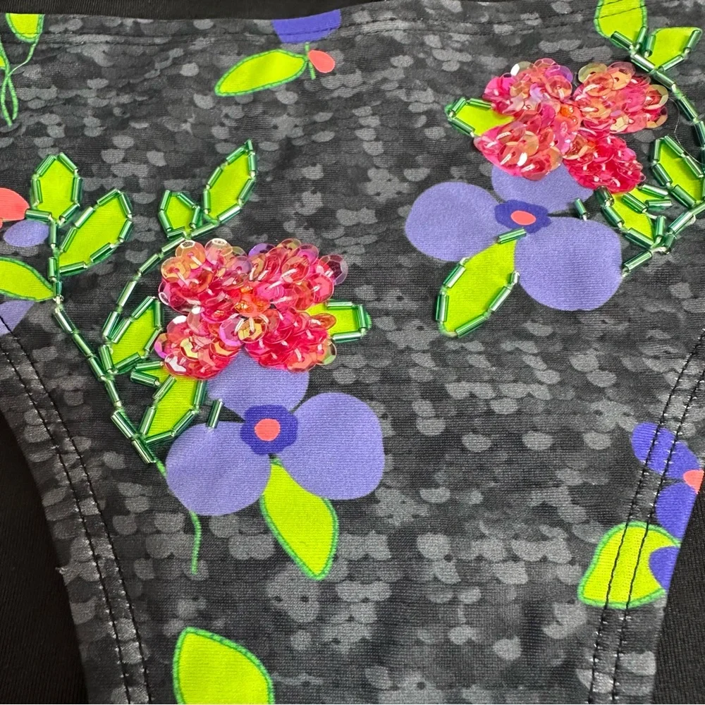 VENUS Floral Beaded Bikini Bottom